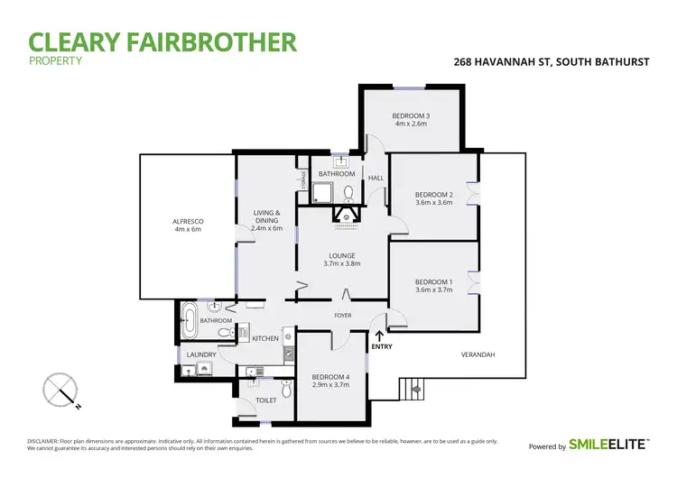 Floorplan of Homely house listing, 268 Havannah Street, South Bathurst NSW 2795