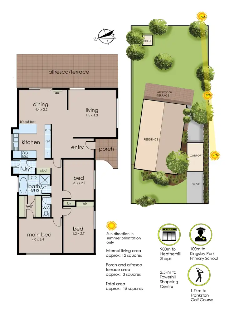 Floorplan of Homely house listing, 90 Franciscan Avenue, Frankston VIC 3199