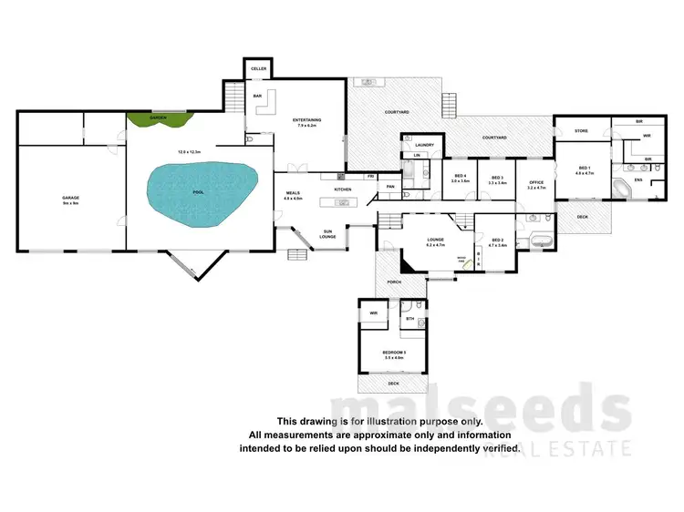 Floorplan of Homely house listing, 22 Tenison Drive, Mount Gambier SA 5290