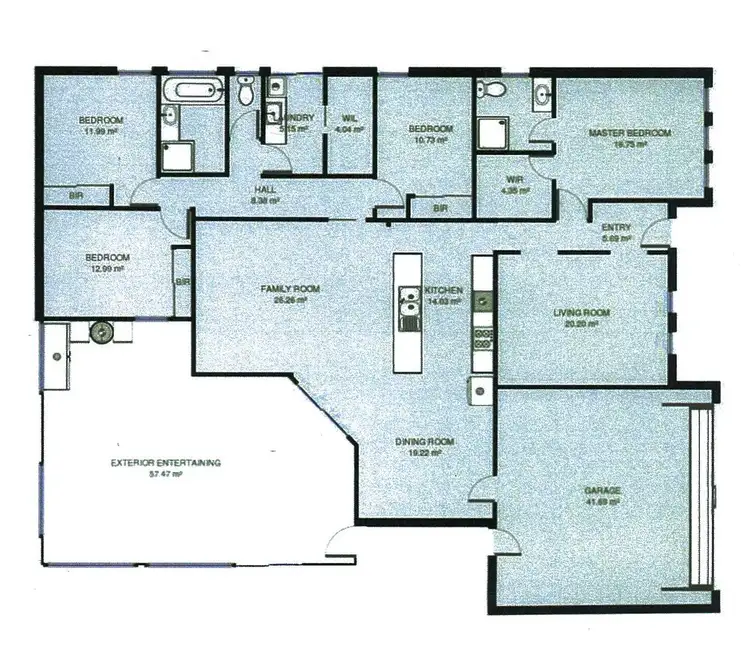 Floorplan of Homely house listing, 4 Craig Circuit, Leneva VIC 3691