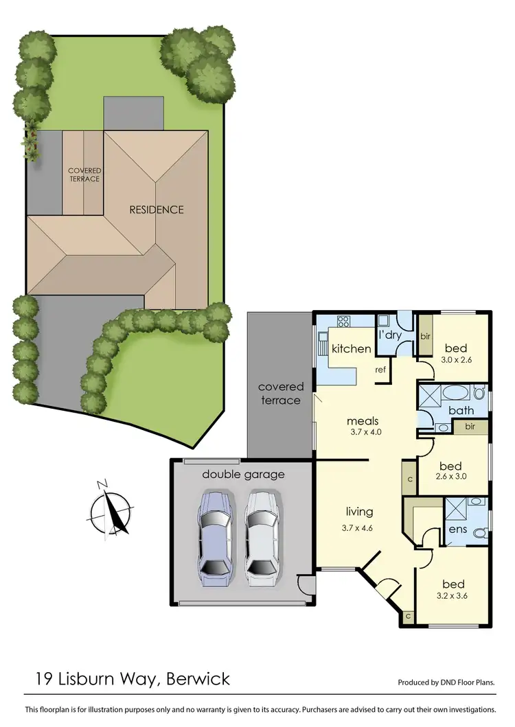 Floorplan of Homely house listing, 19 Lisburn Way, Berwick VIC 3806