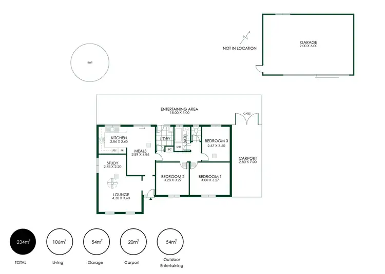 Floorplan of Homely house listing, 27 Jacaranda Drive, Woodside SA 5244
