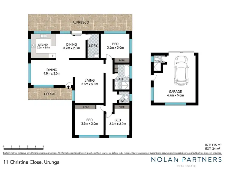 Floorplan of Homely house listing, 11 Christine Close, Urunga NSW 2455