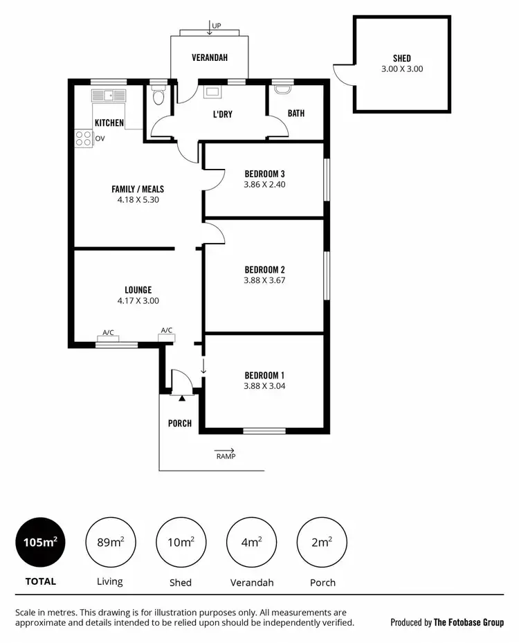 Floorplan of Homely house listing, 32 Koombana Terrace, Osborne SA 5017
