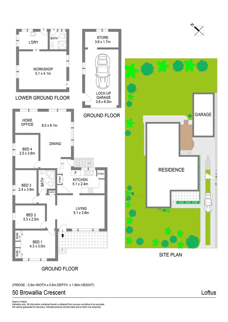 Floorplan of Homely house listing, 50 Browallia Crescent, Loftus NSW 2232