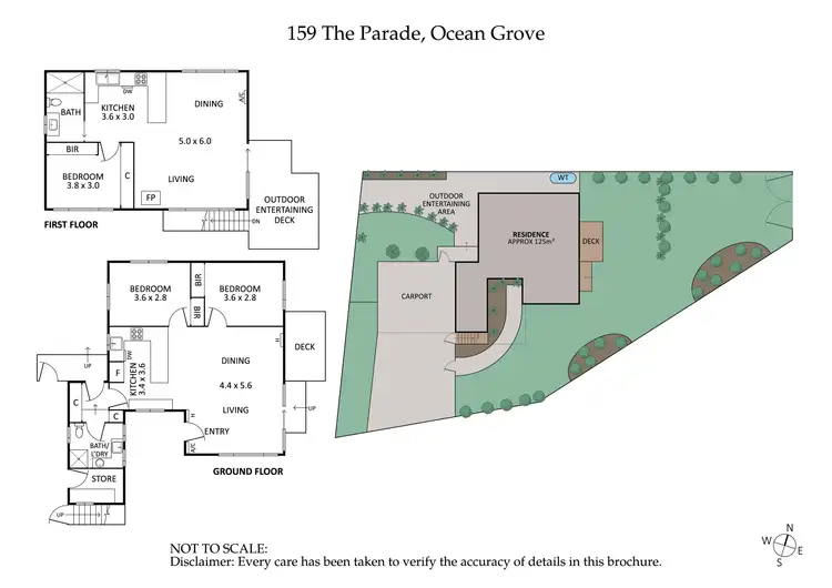 Floorplan of Homely house listing, 159 The Parade, Ocean Grove VIC 3226