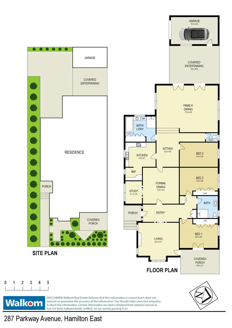 Floorplan of Homely house listing, 287 Parkway Avenue, Hamilton East NSW 2303