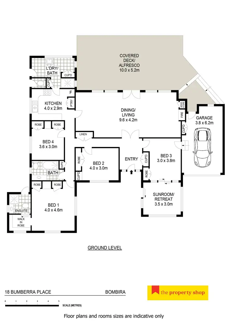Floorplan of Homely house listing, 18 Bumberra Place, Mudgee NSW 2850