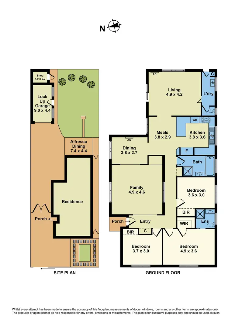 Floorplan of Homely house listing, 2 Nancy Street, Sunshine West VIC 3020