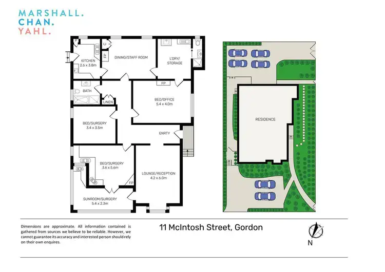 Floorplan of Homely house listing, 11 McIntosh Street, Gordon NSW 2072