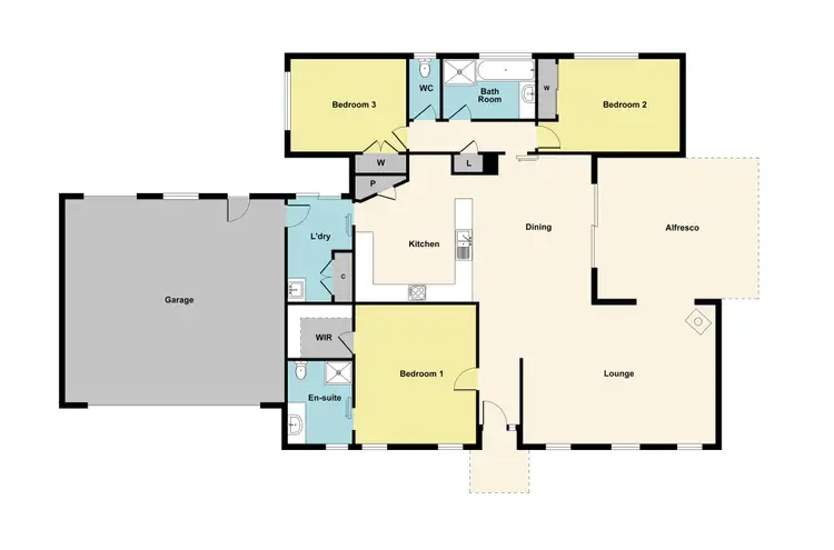 Floorplan of Homely house listing, 2/27 Harrier Drive, Invermay Park VIC 3350