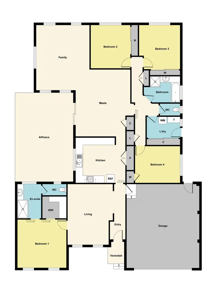 Floorplan of Homely house listing, 23 Belmar Crescent, Canadian VIC 3350