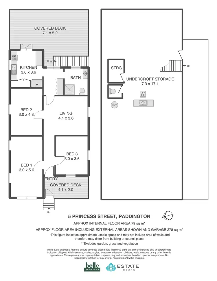 Floorplan of Homely house listing, 5 Princess Street, Paddington QLD 4064
