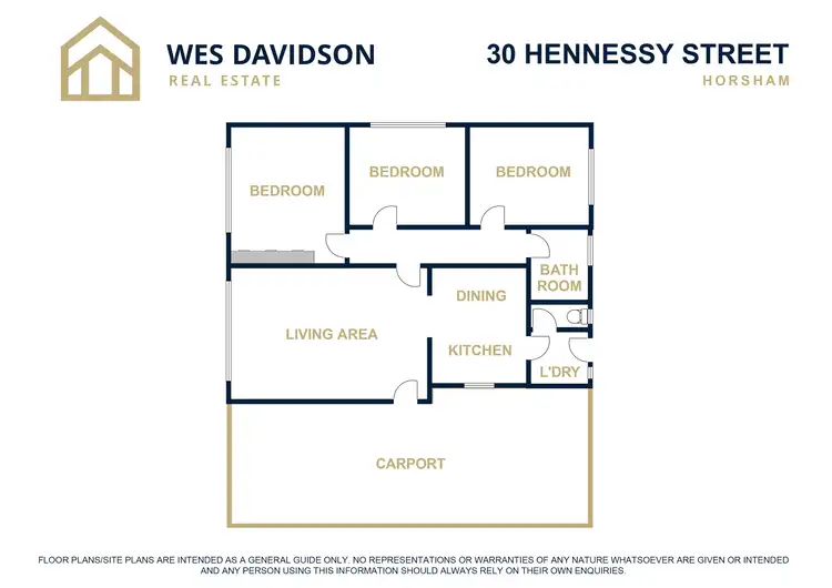 Floorplan of Homely house listing, 30 Hennessy Street, Horsham VIC 3400