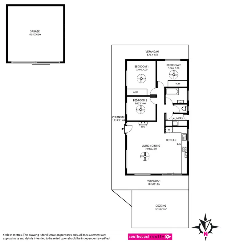 Floorplan of Homely house listing, 71 McLeod Road, Middleton SA 5213
