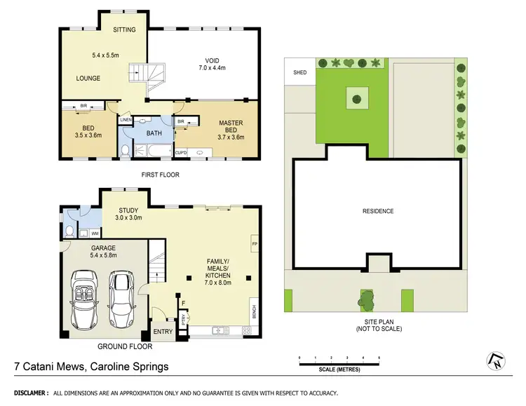 Floorplan of Homely house listing, 7 Catani Mews, Caroline Springs VIC 3023