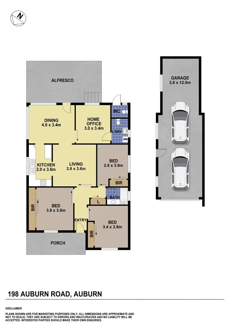Floorplan of Homely house listing, 198 Auburn Road, Auburn NSW 2144