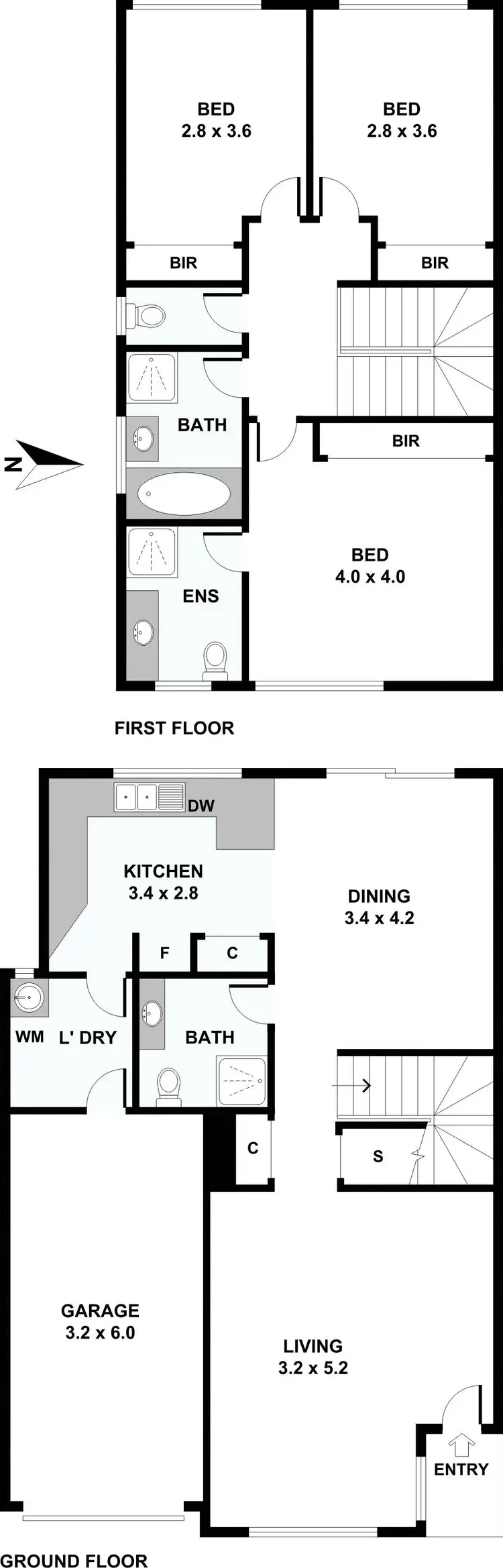 Floorplan of Homely house listing, 8/17-19 Edith Street, Dandenong VIC 3175