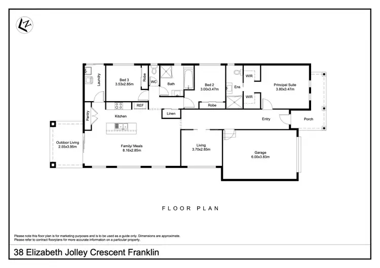 Floorplan of Homely house listing, 38 Elizabeth Jolley Crescent, Franklin ACT 2913