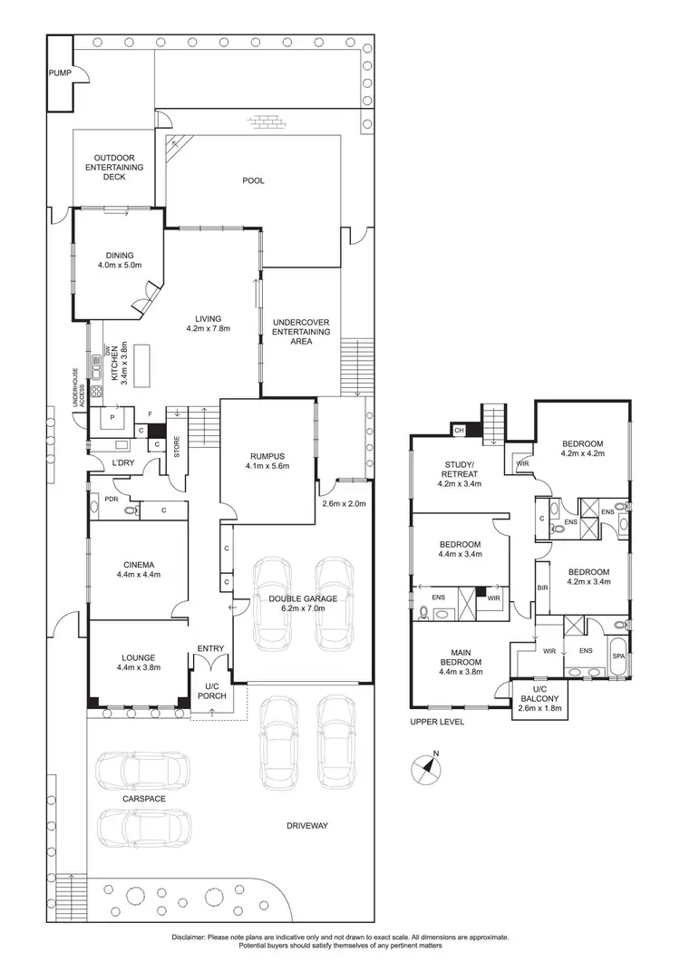 Floorplan of Homely house listing, 6 Saxby Road, Glen Iris VIC 3146