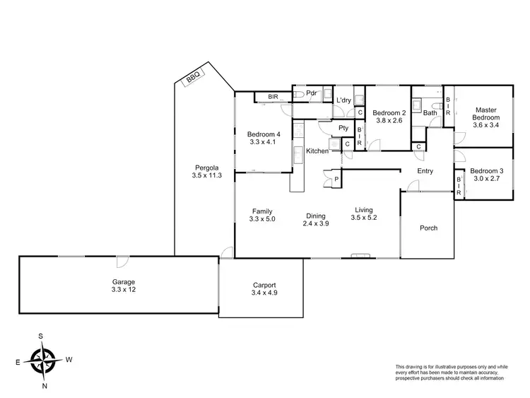 Floorplan of Homely house listing, 57 Gatcum Court, Noble Park VIC 3174