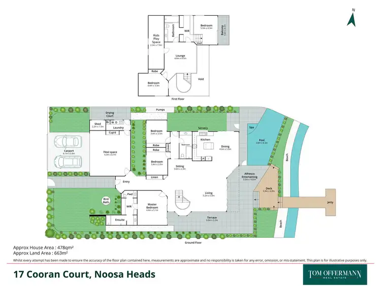 Floorplan of Homely house listing, 17 Cooran Court, Noosa Heads QLD 4567