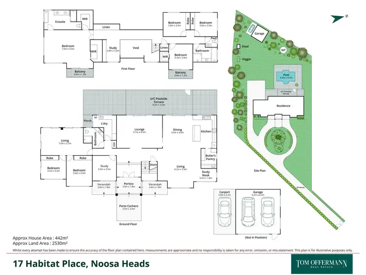 Floorplan of Homely house listing, 17 Habitat Place, Noosa Heads QLD 4567