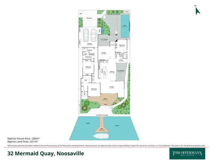 Floorplan of Homely house listing, 32 Mermaid Quay, Noosa Waters QLD 4566