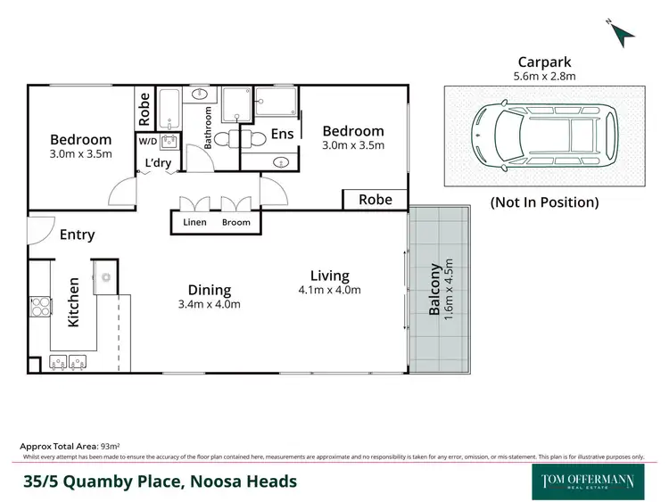 Floorplan of Homely unit listing, 35/5 Quamby Place, Noosa Heads QLD 4567