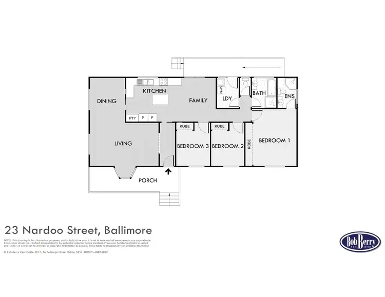 Floorplan of Homely house listing, 23 Nardoo Street, Ballimore NSW 2830