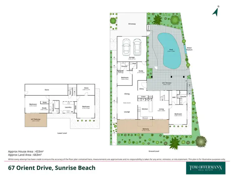 Floorplan of Homely house listing, 67 Orient Drive, Sunrise Beach QLD 4567