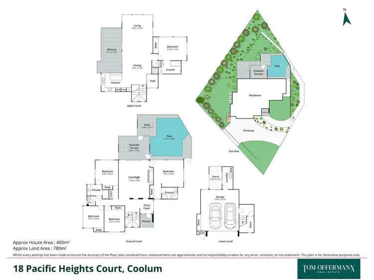 Floorplan of Homely house listing, 18 Pacific Heights Court, Coolum Beach QLD 4573