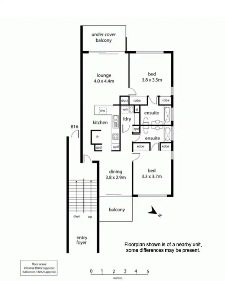 Floorplan of Homely unit listing, 817/100 Resort Drive, Noosa Heads QLD 4567
