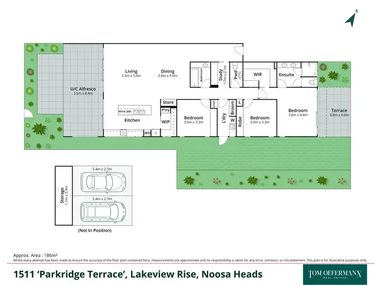 Floorplan of Homely unit listing, 1511/1 Lakeview Rise, Noosa Heads QLD 4567