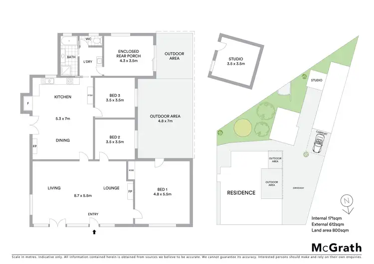 Floorplan of Homely rural property listing, 31 Montgomery Street, Skipton VIC 3361