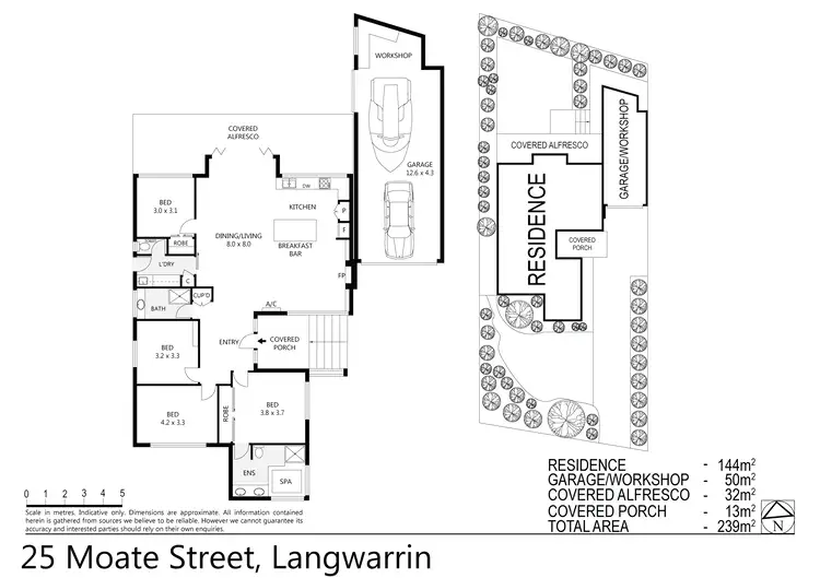 Floorplan of Homely house listing, 25 Moate Street, Langwarrin VIC 3910