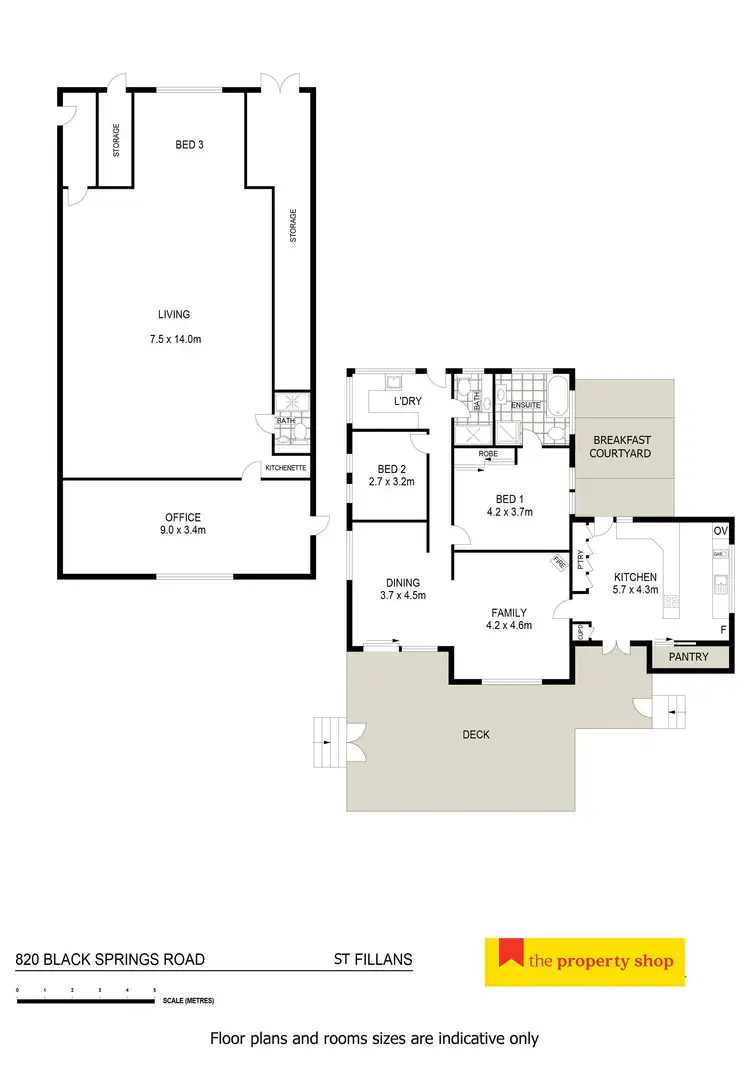 Floorplan of Homely rural property listing, 820 Black Springs Road, Mudgee NSW 2850