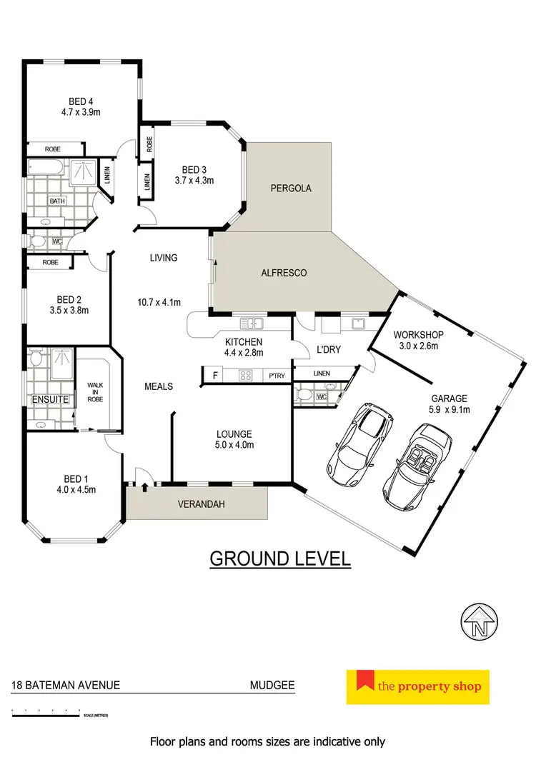 Floorplan of Homely house listing, 18 Bateman Avenue, Mudgee NSW 2850
