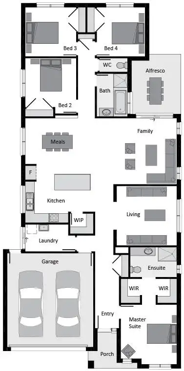 Floorplan of Homely house listing, 46 Barham Way, Wollert VIC 3750