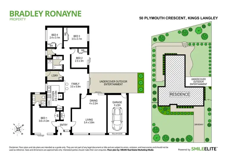 Floorplan of Homely house listing, 50 Plymouth Crescent, Kings Langley NSW 2147