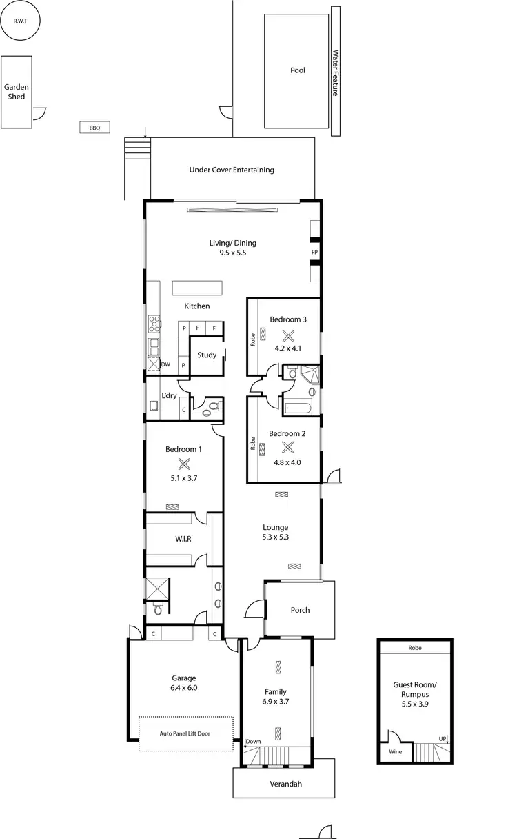 Floorplan of Homely house listing, 3 Colliver Street, Norwood SA 5067