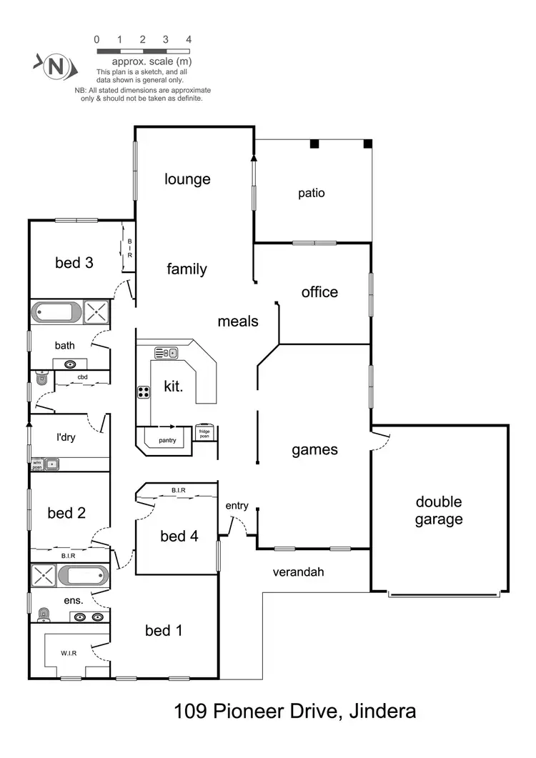 Floorplan of Homely house listing, 109 Pioneer Drive, Jindera NSW 2642