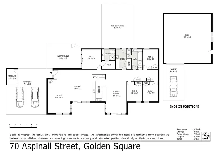 Floorplan of Homely house listing, 70 Aspinall Street, Golden Square VIC 3555