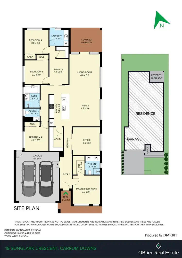 Floorplan of Homely house listing, 18 Songlark Crescent, Carrum Downs VIC 3201