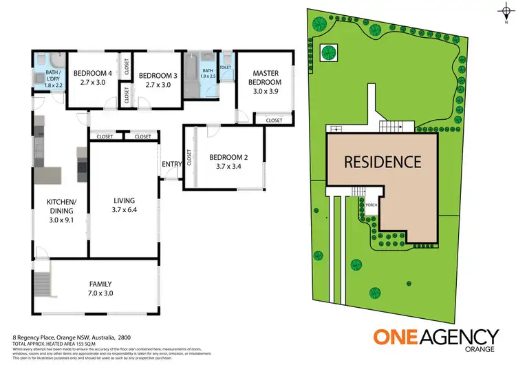 Floorplan of Homely house listing, 8 Regency Place, Orange NSW 2800