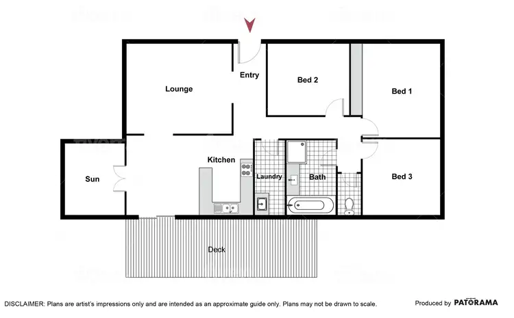 Floorplan of Homely house listing, 48 Hayley Crescent, Karabar NSW 2620
