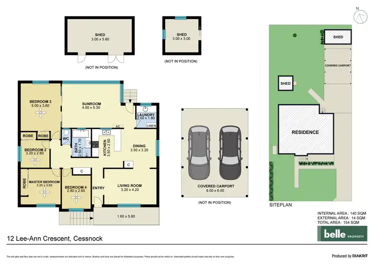 Floorplan of Homely house listing, 12 Lee-Ann Crescent, Cessnock NSW 2325