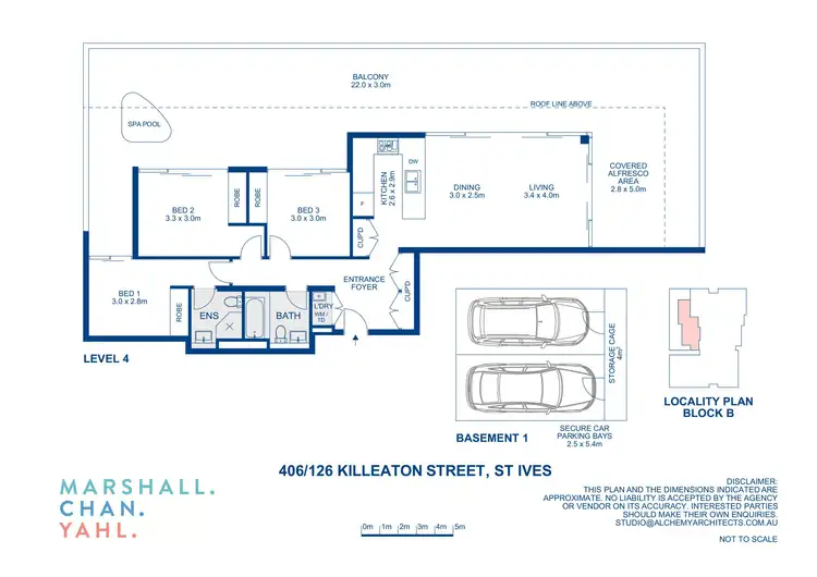 Floorplan of Homely apartment listing, 406/126 Killeaton Street, St Ives NSW 2075
