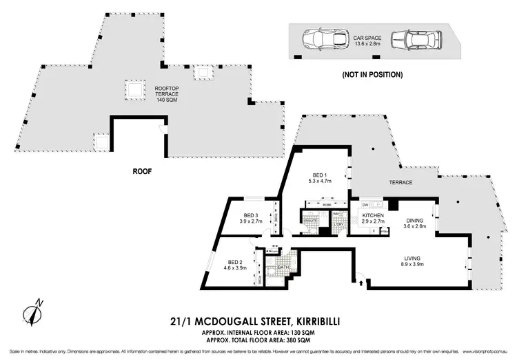 Floorplan of Homely apartment listing, 21/1 McDougall Street, Kirribilli NSW 2061