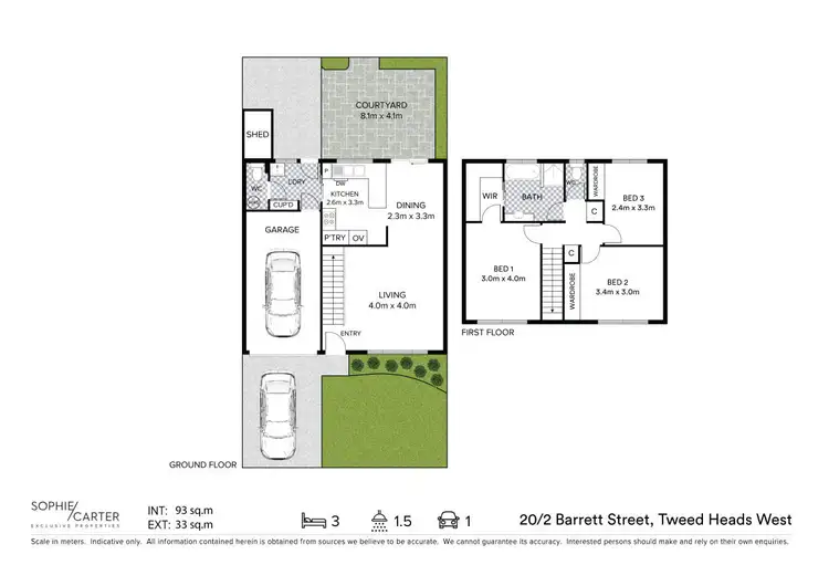 Floorplan of Homely townhouse listing, 20/2 Barrett Street, Tweed Heads West NSW 2485